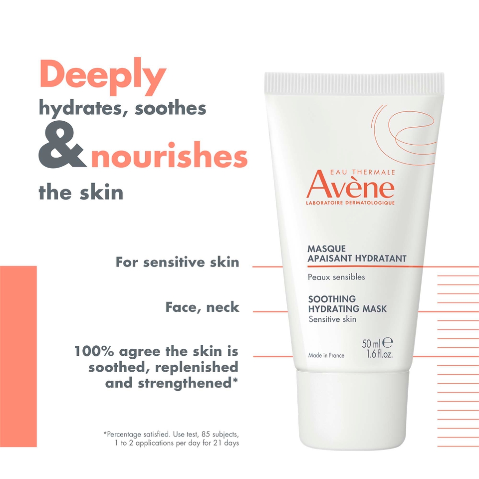 Avène Les Essentiels Soothing Hydrating Mask for Sensitive Skin 50ml